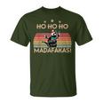 Catintage Pew Pew Madafakas Cat Ho Ho Ho Christmas T-Shirt