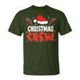 Christmas Crew Family Group Matching Christmas Pajama Party T-Shirt