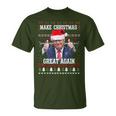 Make Christmas Great Again Trump Holiday T-Shirt