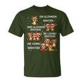 Christmas Mulled Wine Rudolph Reindeer T-Shirt