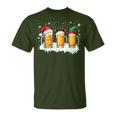 Christmas Outfit Beer Party Outfit Beer Beer Glasses T-Shirt