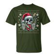 Christmas Skull Ugly Christmas Heavy Xmas Skeleton T-Shirt