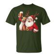 Christmas Tree Santa Reindeer Christmas T-Shirt