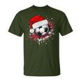 Football Santa Claus Christmas Xmas T-Shirt