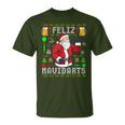 Ugly Christmas Darts Feliz Navidarts T-Shirt