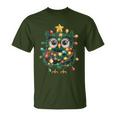 Girls Boys Owl Pyjamas Christmas T-Shirt