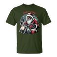 Motorcycle Santa Claus Biker Christmas & Women T-Shirt