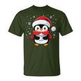 Penguin Christmas Santa Claus Cute Penguin Love T-Shirt