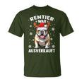 Reindeer Was Out Sold Out English Bulldog Christmas T-Shirt