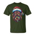 Retro Psychedelic Christmas Santa Claus T-Shirt