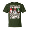 Secret Christmas Gnome Xmas Doofe Gnome T-Shirt