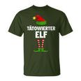 Tattooed Elf Partner Look Elves Family Outfit Christmas T-Shirt