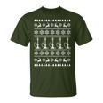 Ugly Christmas Shisha Water Pipe Christmas T-Shirt