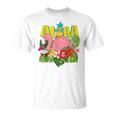 Aloha Hawaii Hawaii-Flamingo Children Nager Girls Toddler Blue T-Shirt