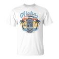 Aloha Hawaii Retro Sunset Tiki Hawaii Beachintage T-Shirt