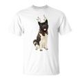 American Akita Reindeer Christmas Dog T-Shirt