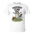Autism Awareness Raccoon Unisex T-Shirt - Support Everybody Stims