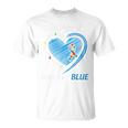 Autismo Arco Iris En Abril Usamos El Mes De Concientización Sobre El Autismo Azul Camiseta unisex