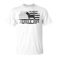 Beagle Dad Distressed American Flag Patriotic Dog T-Shirt