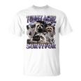 Belly Pain Survivor Raccoon T-Shirt