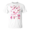 Birthday Girl Groovy Taylor First Name Personalized Heart T-Shirt