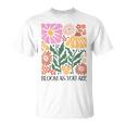 Boho Summer Flower Botanical Nature Lover Floral Wild Flower T-Shirt