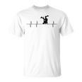 Breakdance Heartbeat Heart Rate Breakdancer S T-Shirt