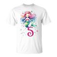 Children's Birthday 5 Mermaid Girls Five 5 Years Old T-Shirt