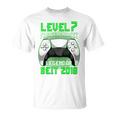 Children's Level 7 Birthday Boy Gamer 2018 7Th Birthday T-Shirt
