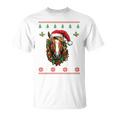 Christmas Jumper With Horse Pony For Adults And Children T-Shirt