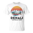 Denali National Park Alaska Wildlife Adventure Retro Denali T-Shirt