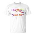 My Favorite People Call Me Yaya Mother's Day T-Shirt