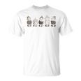 Five Wool Sheep I Sheep With Comic Sheep T-Shirt