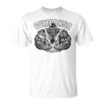 Gympanse Gym Mono Chimpancé Fitness Coach Gym Parte Trasera Camiseta unisex