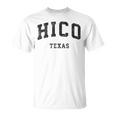 Hico Texas Tx Sportifintage T-Shirt