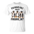 Ich Mag Halt Penguins Children's Girls' Penguin T-Shirt