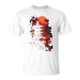 Japanischer Ninja Backprint T-Shirt