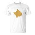 Kosovo Flag Nation Cosovaria Supporter Kosovo Blue T-Shirt