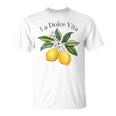 La Dolceita Lemon Italian Summer Limoncello Amalfi Coast T-Shirt