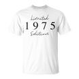 Limited Edition 1975 Birthday 1975 Born 1975Intage Blue T-Shirt