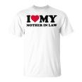 I Love Heart My Mother-In-Law T-Shirt