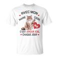 Maine Coon Cadeau Propriétaire Maine Coon Humour Chat Mignon T-Shirt