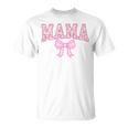 Mama Coquette Bow Retro Pink Aesthetic Mother's Day Mom Life T-Shirt