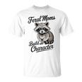 Mama Raccoon Meme Humorous T-Shirt | Feral Mom Fun Design