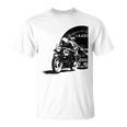 Motorcycle Heartbeat Biker Line Frequency Motorcycle T-Shirt