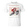 Oh What Fun It Is To Ride Mountain Bike Mtb Ugly Christmas T-Shirt