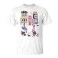 Paris France Fashion Shopping Retro Travel Souvenir T-Shirt