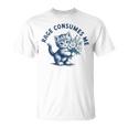 Rage Consumes Me Cat Flower Cute Kitty Cat Meme Gray T-Shirt