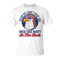 Redneck 4th Of July American Flag USA Eagle Mullet T-Shirt