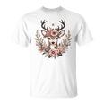 Reh Damen Reh Kostüm Kinder Carnival Reindeer T-Shirt